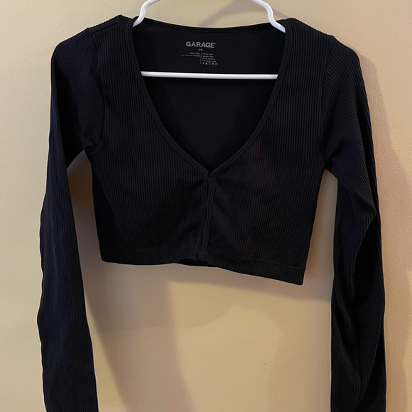 Garage long sleeve ribbed seamless top - Picture 2 of 4